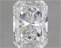 Natural Diamond 1.20 Carats, Radiant with  Cut, D Color, VS2 Clarity and Certified by GIA