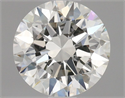 Natural Diamond 0.80 Carats, Round with Excellent Cut, J Color, VVS2 Clarity and Certified by GIA
