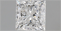 Natural Diamond 1.02 Carats, Princess with  Cut, E Color, VS1 Clarity and Certified by GIA