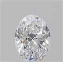 Diamante Natural 0.71 quilates, Ovalado , Color D, claridad SI1 y certificado GIA