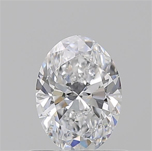 Foto Diamante Natural 0.71 quilates, Ovalado , Color D, claridad SI1 y certificado GIA de