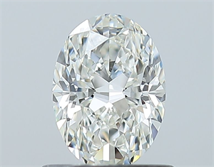 Picture of Natural Diamond 0.72 Carats, Oval with  Cut, H Color, VVS1 Clarity and Certified by GIA