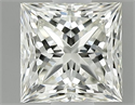 Natural Diamond 0.70 Carats, Princess with  Cut, L Color, VVS1 Clarity and Certified by GIA