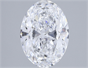 Natural Diamond 2.00 Carats, Oval with  Cut, D Color, VS2 Clarity and Certified by GIA