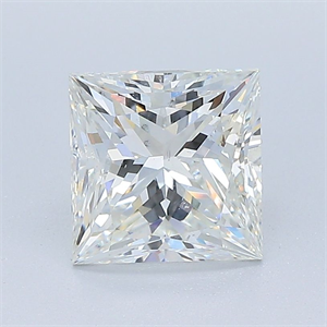 Foto Diamante Natural 1.93 quilates, Princesa , Color G, claridad SI1 y certificado GIA de