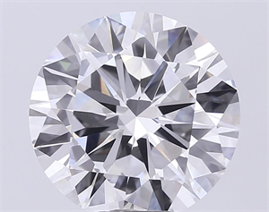 Picture of Lab Grown Diamond 7.02 Carats, Round with Excellent Cut, F Color, VVS2 Clarity and Certified by IGI
