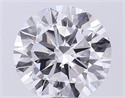 Lab Grown Diamond 7.02 Carats, Round with Excellent Cut, F Color, VVS2 Clarity and Certified by IGI