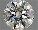 Diamante Natural 0.81 quilates, Redondo , Color I, claridad IF y certificado GIA