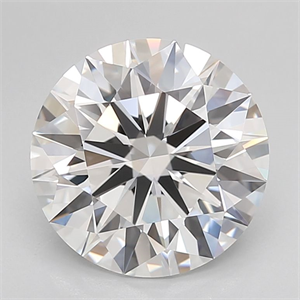 Picture of Lab Grown Diamond 4.02 Carats, Round with Ideal Cut, E Color, IF Clarity and Certified by IGI