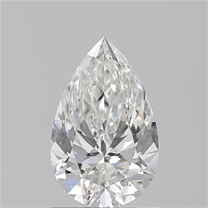Picture of Natural Diamond 1.08 Carats, Pear with  Cut, G Color, SI2 Clarity and Certified by GIA