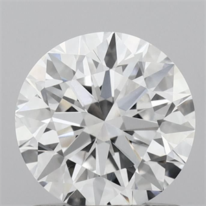 Picture of Lab Grown Diamond 1.06 Carats, Round with Ideal Cut, D Color, VVS2 Clarity and Certified by IGI