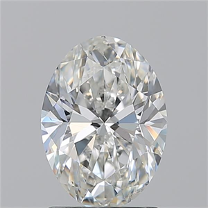 Picture of Natural Diamond 1.70 Carats, Oval with  Cut, G Color, SI2 Clarity and Certified by GIA