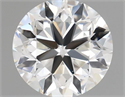 Natural Diamond 0.46 Carats, Round with Very Good Cut, H Color, VVS2 Clarity and Certified by GIA