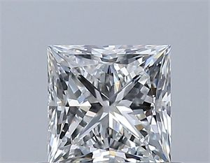 Foto Diamante Natural 0.53 quilates, Princesa , Color G, claridad VS1 y certificado GIA de