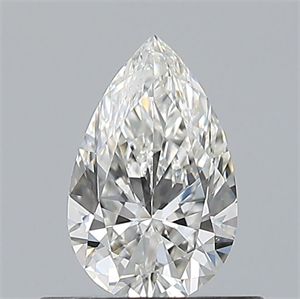 Picture of Natural Diamond 0.50 Carats, Pear with  Cut, G Color, VS2 Clarity and Certified by GIA