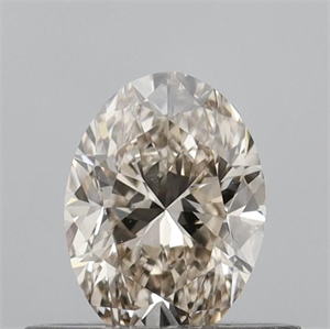 Picture of Natural Diamond 0.50 Carats, Oval with  Cut, M Color, VS1 Clarity and Certified by IGI