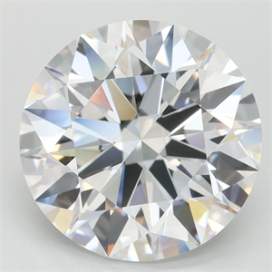 Picture of Lab Grown Diamond 4.23 Carats, Round with Excellent Cut, D Color, FL Clarity and Certified by GIA