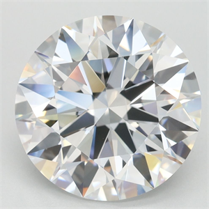 Picture of Lab Grown Diamond 4.23 Carats, Round with Excellent Cut, D Color, FL Clarity and Certified by GIA