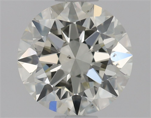 Foto Diamante Natural 0.70 quilates, Redondo , Color L, claridad SI1 y certificado GIA de