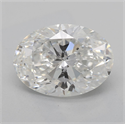 Natural Diamond 2.51 Carats, Oval with  Cut, F Color, SI1 Clarity and Certified by GIA