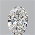 Natural Diamond 0.71 Carats, Oval with  Cut, G Color, SI1 Clarity and Certified by GIA