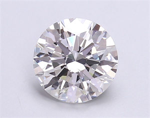 Picture of Lab Grown Diamond 3.82 Carats, Round with Excellent Cut, G Color, VS1 Clarity and Certified by IGI