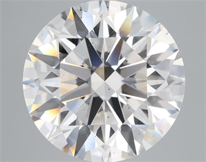 Picture of Lab Grown Diamond 10.11 Carats, Round with Ideal Cut, F Color, SI1 Clarity and Certified by IGI