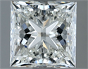 Natural Diamond 1.50 Carats, Princess with  Cut, H Color, VVS2 Clarity and Certified by IGI