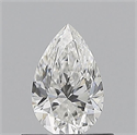 Natural Diamond 0.52 Carats, Pear with  Cut, F Color, IF Clarity and Certified by GIA
