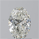 Natural Diamond 0.90 Carats, Oval with  Cut, I Color, VS2 Clarity and Certified by GIA