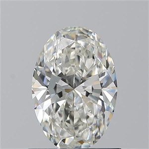 Picture of Natural Diamond 0.90 Carats, Oval with  Cut, I Color, VS2 Clarity and Certified by GIA