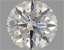 Natural Diamond 0.90 Carats, Round with Excellent Cut, G Color, VVS1 Clarity and Certified by GIA