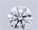 Lab Grown Diamond 1.01 Carats, Round with Excellent Cut, D Color, VS1 Clarity and Certified by IGI