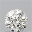 Natural Diamond 0.45 Carats, Round with Excellent Cut, J Color, VVS2 Clarity and Certified by GIA