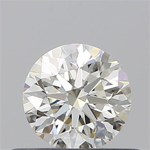 Picture of Natural Diamond 0.45 Carats, Round with Excellent Cut, J Color, VVS2 Clarity and Certified by GIA