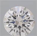 Natural Diamond 0.70 Carats, Round with Excellent Cut, H Color, SI2 Clarity and Certified by IGI