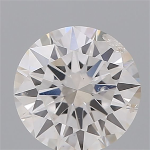 Picture of Natural Diamond 0.70 Carats, Round with Excellent Cut, H Color, SI2 Clarity and Certified by IGI