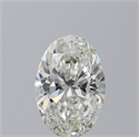 Natural Diamond 5.01 Carats, Oval with  Cut, I Color, VS1 Clarity and Certified by GIA