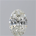 Natural Diamond 5.01 Carats, Oval with  Cut, I Color, VS1 Clarity and Certified by GIA