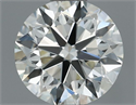Natural Diamond 0.70 Carats, Round with Very Good Cut, J Color, VVS1 Clarity and Certified by IGI