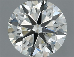 Picture of Natural Diamond 0.70 Carats, Round with Very Good Cut, J Color, VVS1 Clarity and Certified by IGI
