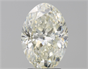 Diamante Natural 3.01 quilates, Ovalado , Color K, claridad SI2 y certificado GIA