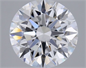 Lab Grown Diamond 2.72 Carats, Round with Excellent Cut, D Color, VVS2 Clarity and Certified by GIA