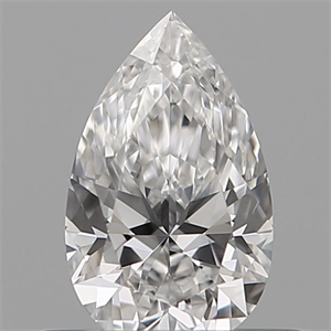 Foto Diamante Natural 0.14 quilates, De pera , Color E, claridad VS1 y certificado IGI de