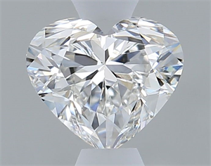 Picture of Natural Diamond 0.40 Carats, Heart with  Cut, G Color, VS2 Clarity and Certified by GIA
