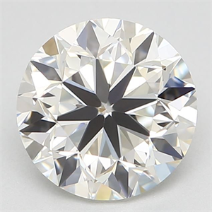Picture of Natural Diamond 1.03 Carats, Round with Very Good Cut, I Color, VVS2 Clarity and Certified by GIA