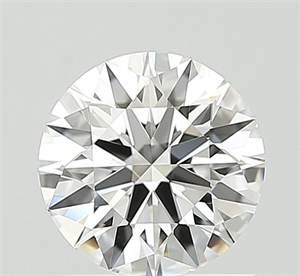 Picture of Lab Grown Diamond 1.00 Carats, Round with Ideal Cut, D Color, VVS2 Clarity and Certified by IGI