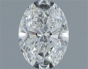Picture of Natural Diamond 0.82 Carats, Oval with  Cut, F Color, SI2 Clarity and Certified by IGI