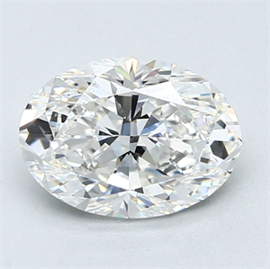 Picture of Natural Diamond 1.80 Carats, Oval with  Cut, F Color, VS1 Clarity and Certified by GIA