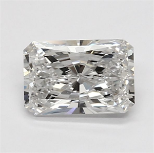 Picture of Lab Grown Diamond 1.06 Carats, Radiant with  Cut, E Color, VVS2 Clarity and Certified by IGI